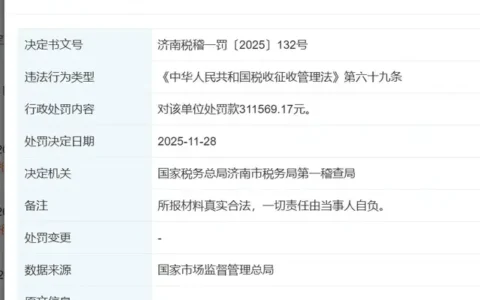 涉税问题被稽查，这家前支付机构被罚！