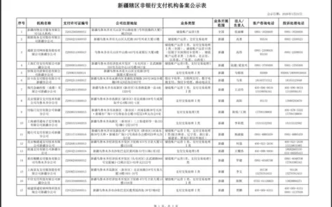 最新！31家第三方支付机构获准在疆展业