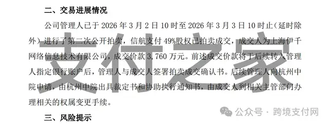 拍卖成交！PingPong100%控股了这张支付牌照