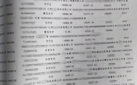 1700万元打赏案，支付宝、微信支付、抖音支付都出现在了账单上