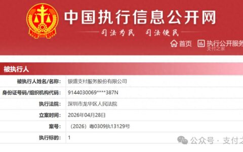 标的1元？银盛支付成被执行人！
