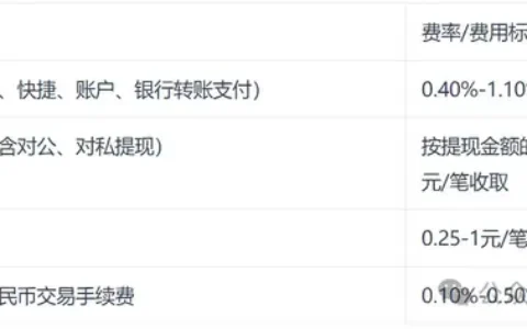 网易支付公开四类收费标准！