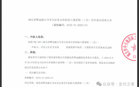 6家支付机构，入围湖北消费金融！