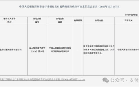 银盛支付，再现高管变动！